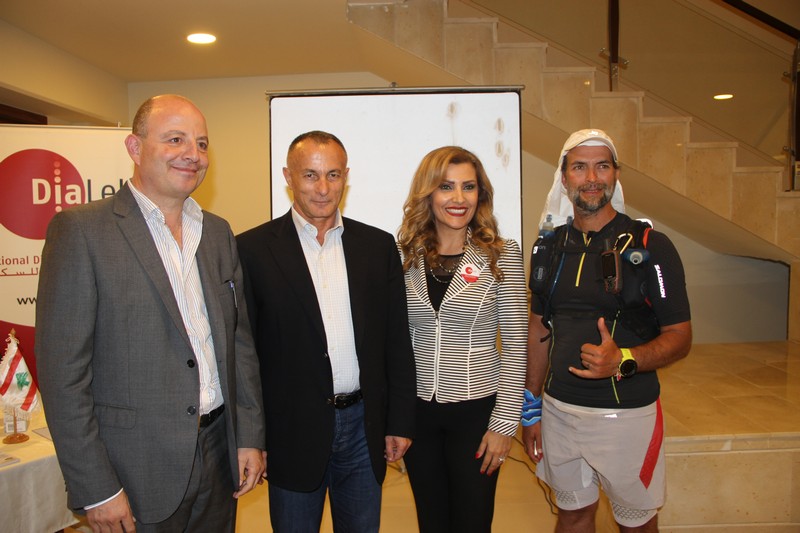Dialeb Half Way Through The Run and Awareness Campaign
